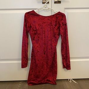 Lulus Velvet Dress